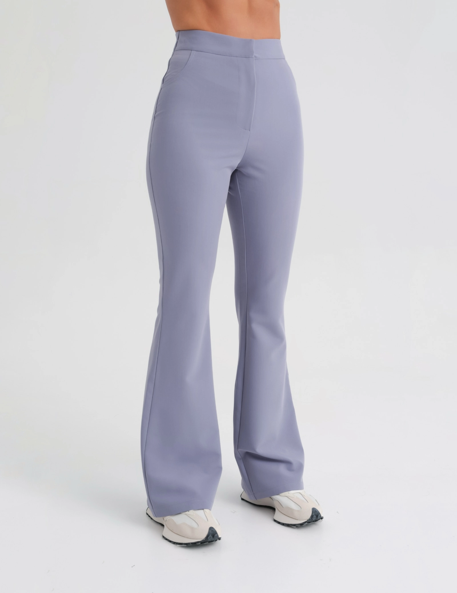 Dámské Lékařské Kalhoty Flare - MILKY LAVENDER