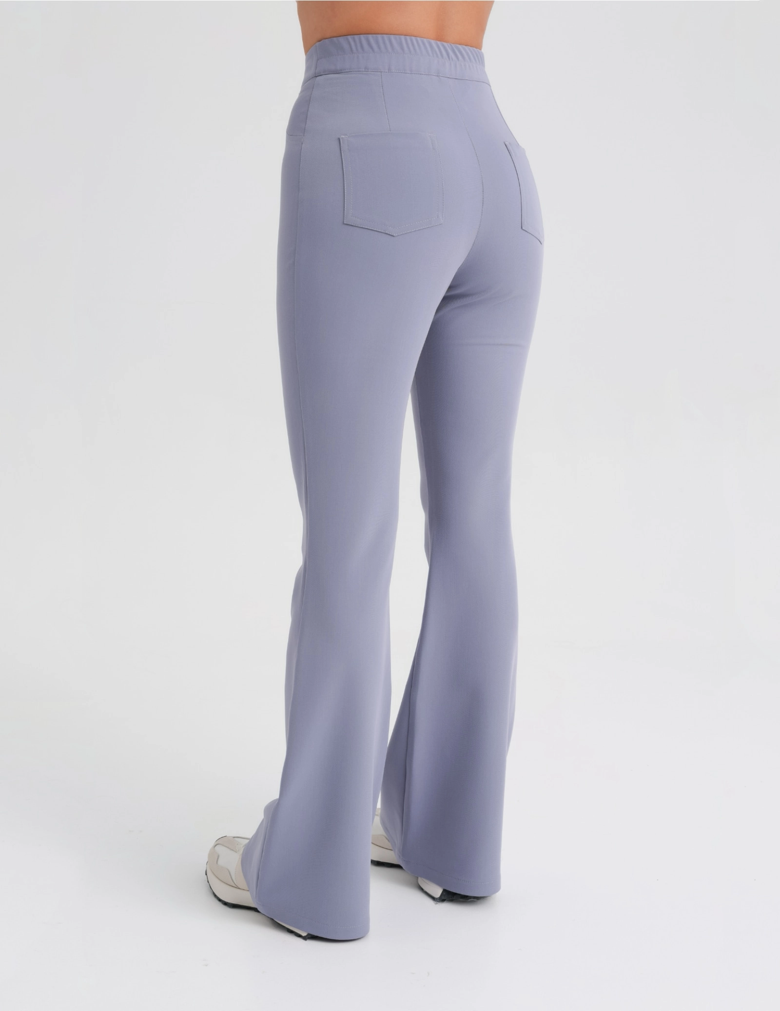Dámské Lékařské Kalhoty Flare - MILKY LAVENDER