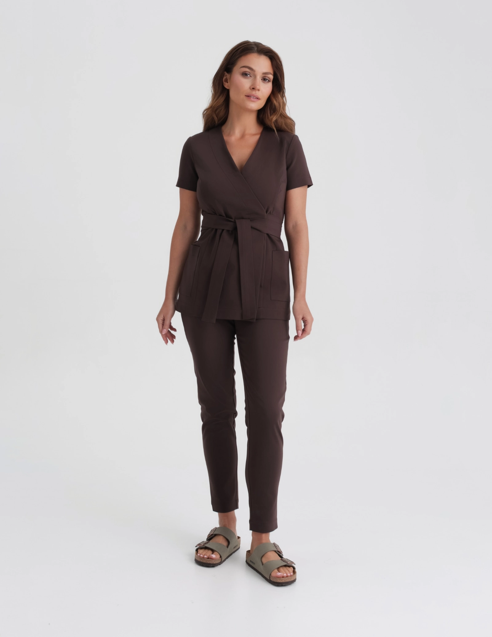 Lékařská Mikina na zavázání Auri - ESPRESSO