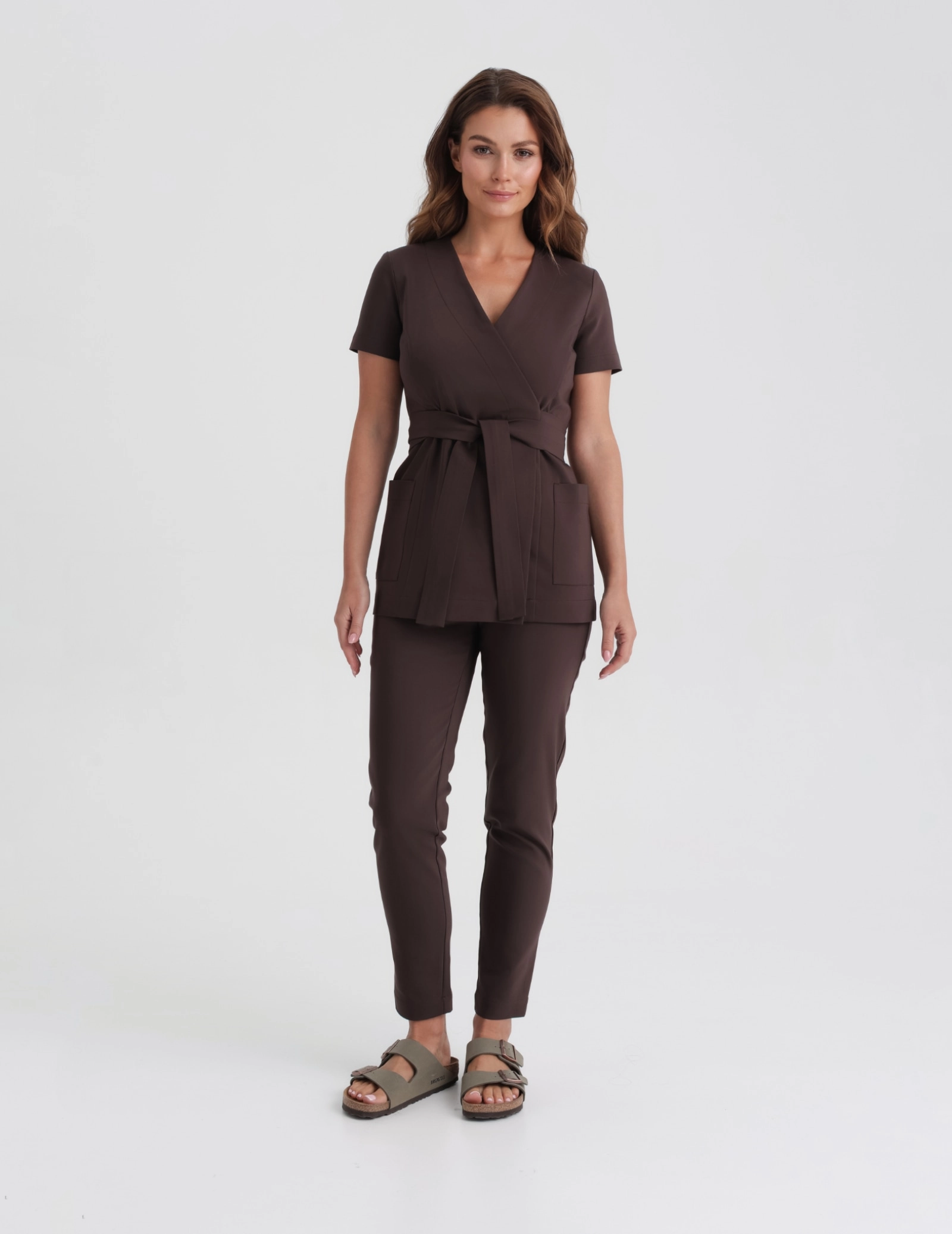 Lékařská Mikina na zavázání Auri - ESPRESSO