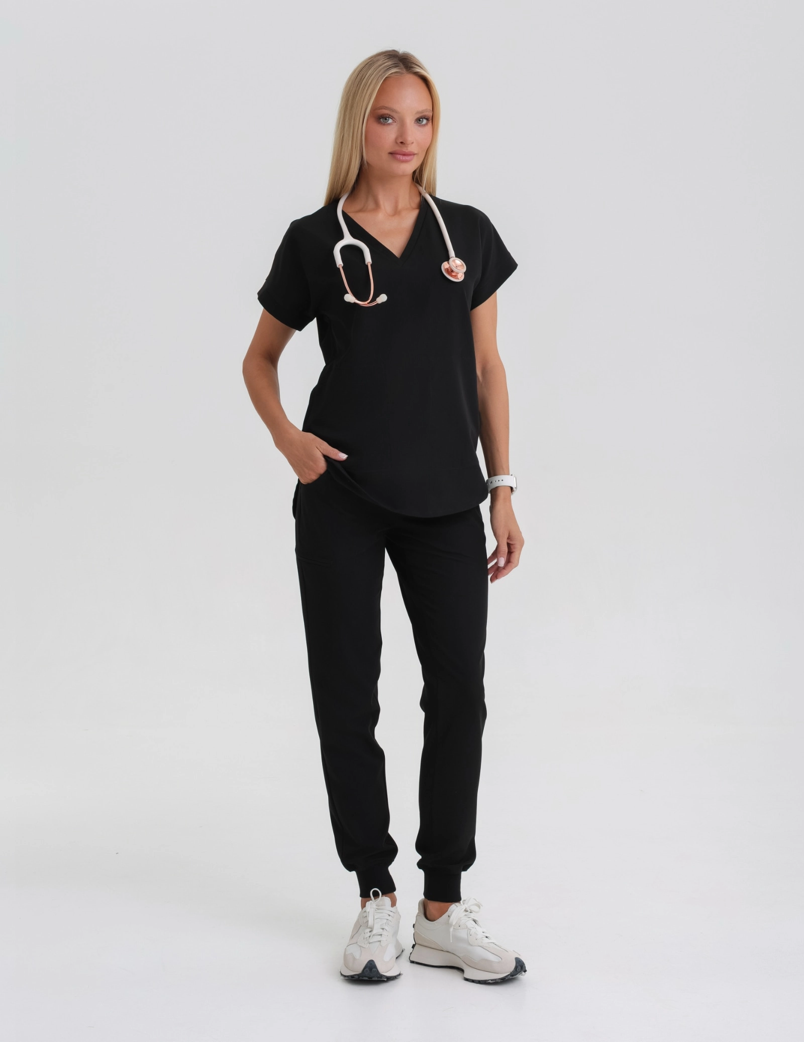 Zdravotnická mikina Kendall - BLACK Zdravotnická mikina Kendall - BLACK