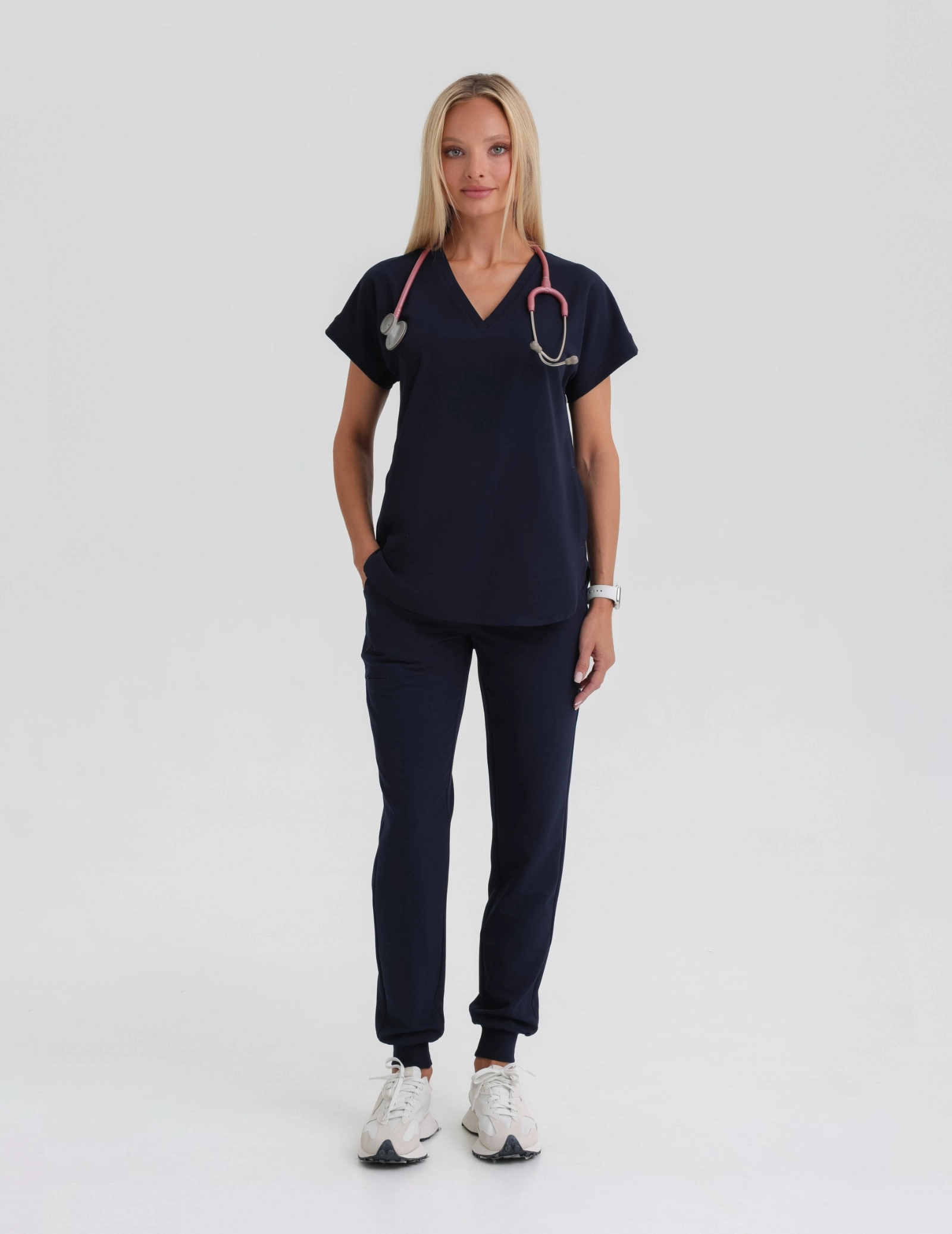 Zdravotnická mikina Kendall - DARK NAVY Zdravotnická mikina Kendall - DARK NAVY