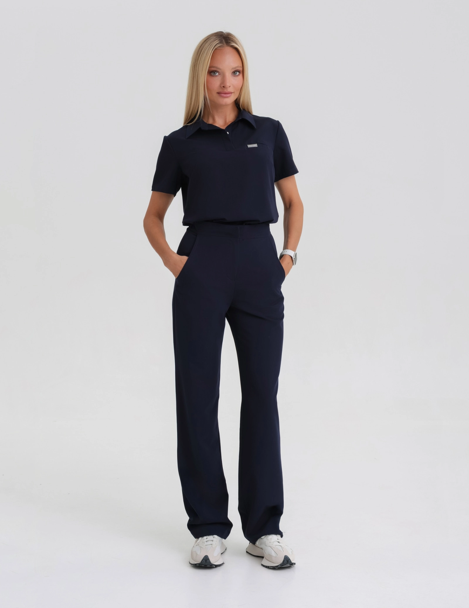 Lékařská Mikina Polo - DARK NAVY