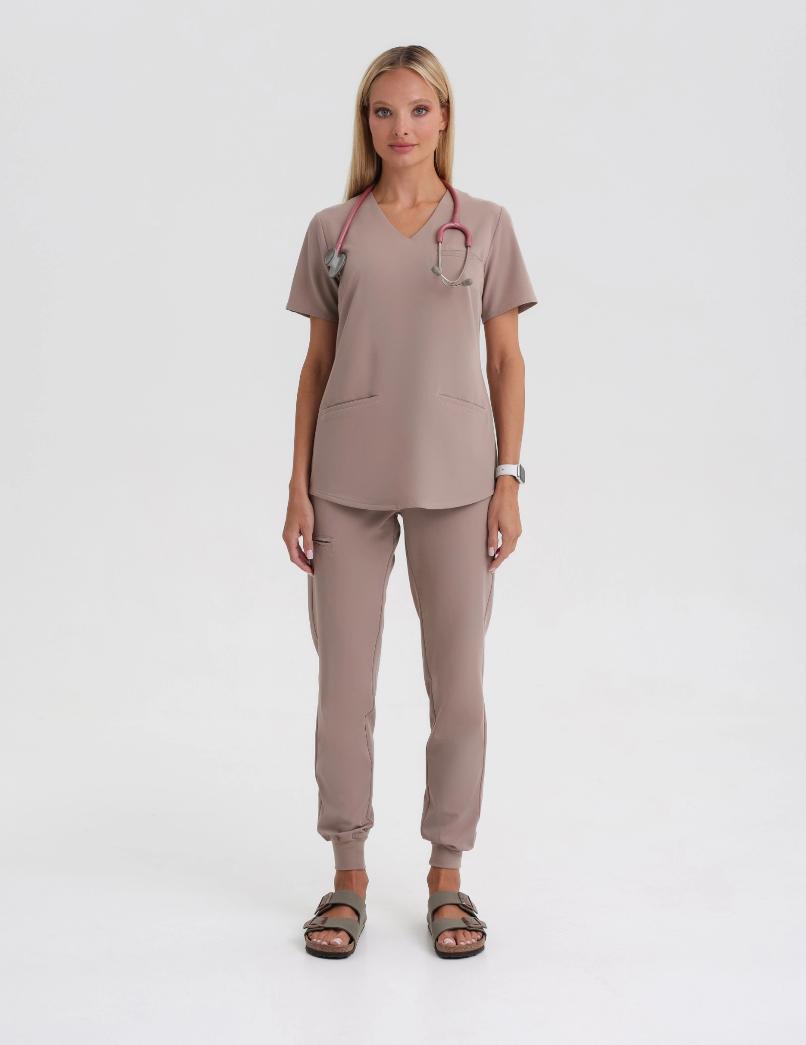 Dámské kalhoty Jogger - BEIGE