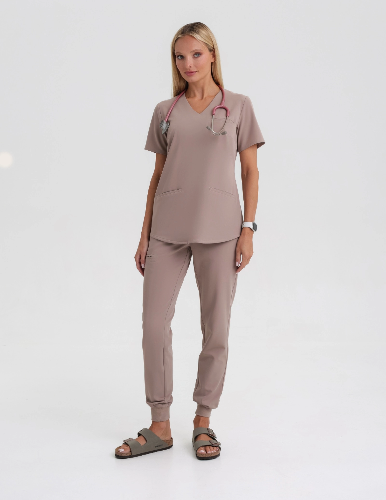 Dámské kalhoty Jogger - BEIGE