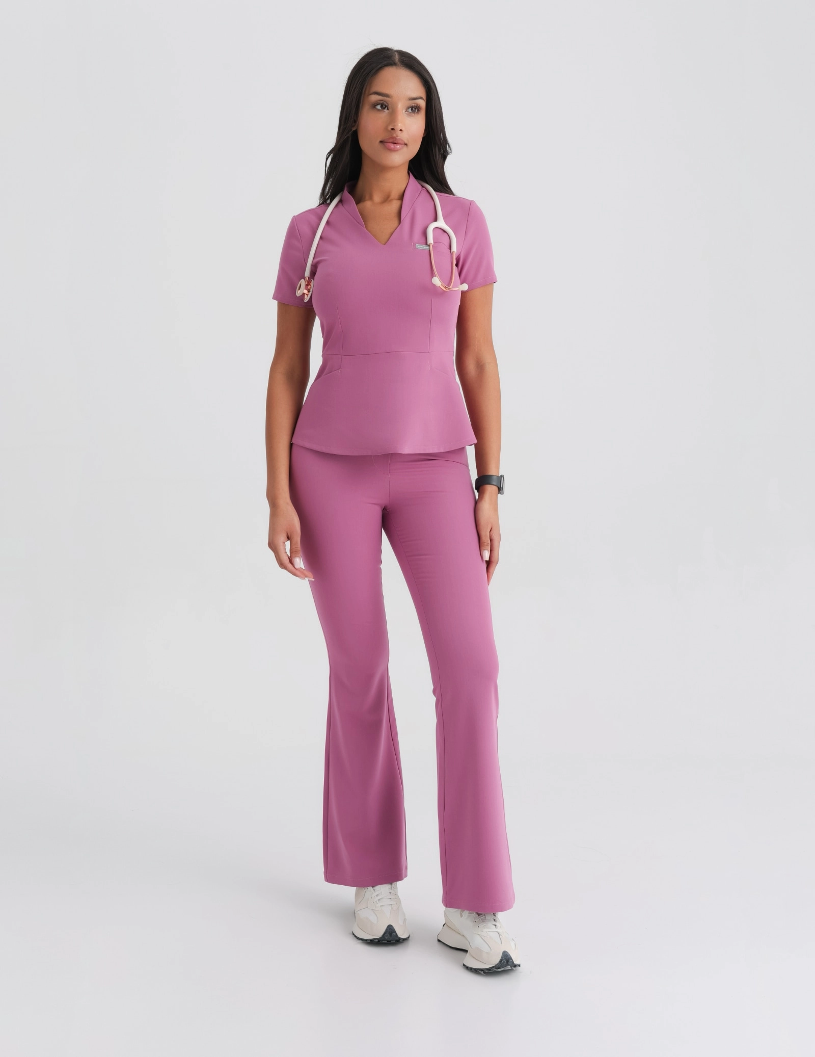 Dámské Lékařské Kalhoty Flare - BERRY SHAKE