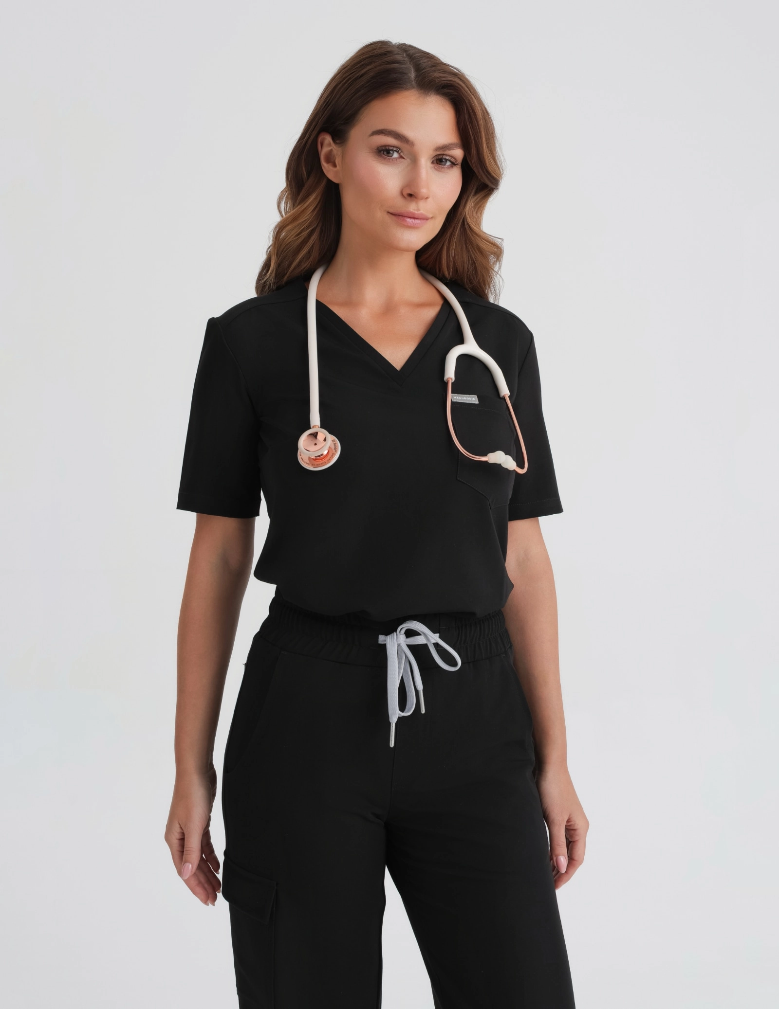 Lékařská Mikina Raya One Pocket - BLACK