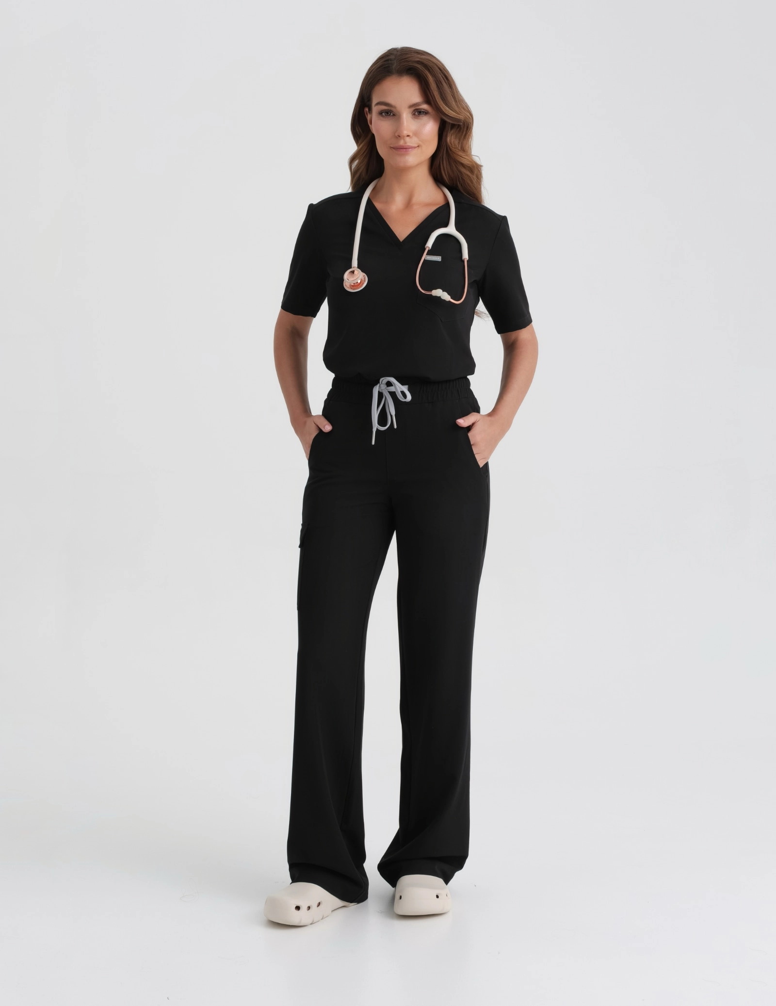 Lékařská Mikina Raya One Pocket - BLACK