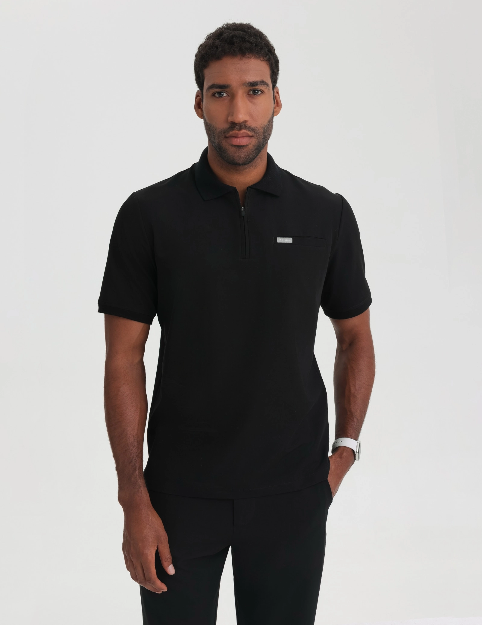 Pánská Lékařská Mikina Polo - BLACK Pánská Lékařská Mikina Polo - BLACK