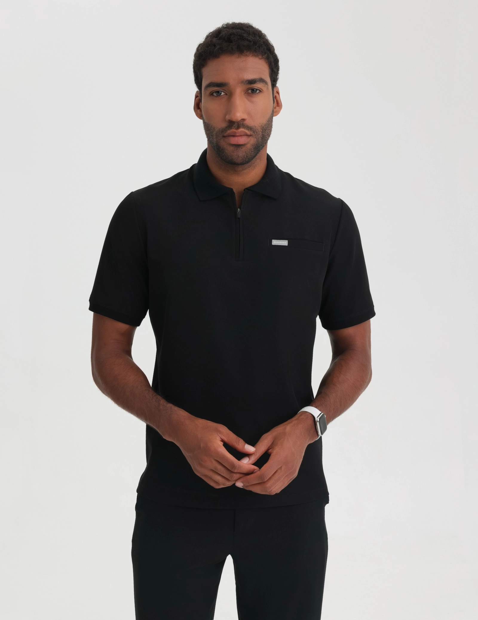 Pánská Lékařská Mikina Polo - BLACK Pánská Lékařská Mikina Polo - BLACK