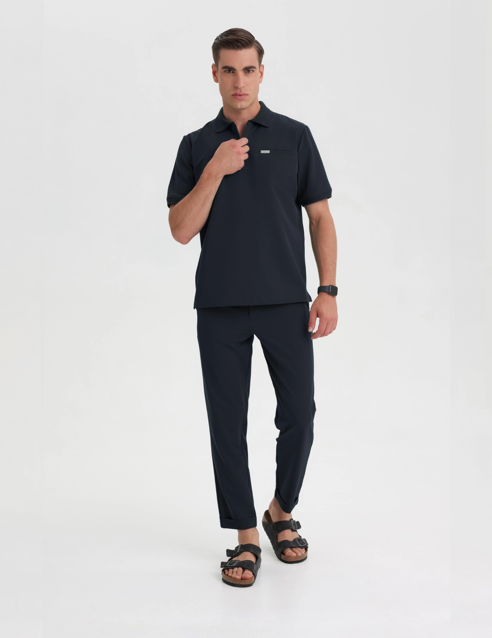 Pánská Lékařská Mikina Polo - MIDNIGHT BLUE Pánská Lékařská Mikina Polo - MIDNIGHT BLUE