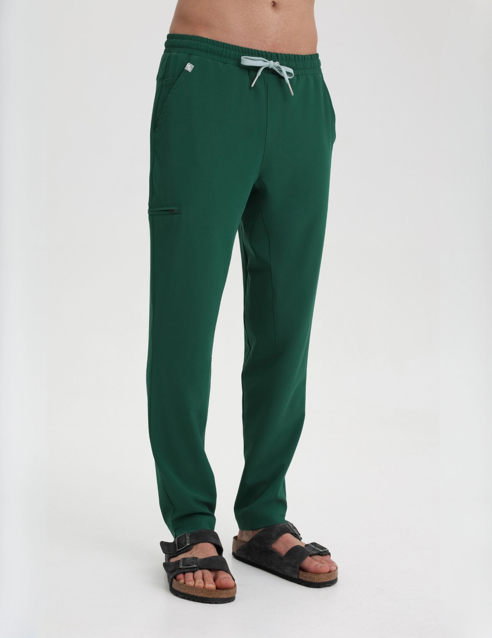 Pánské Kalhoty Basic - DEEP GREEN