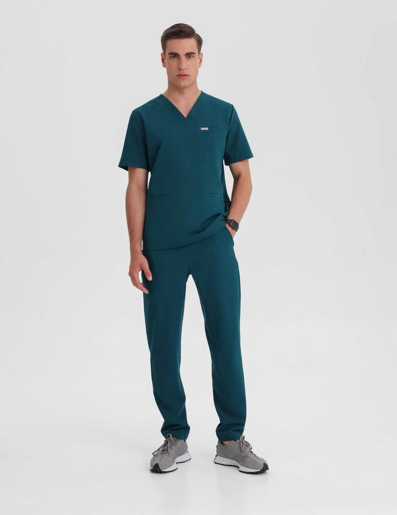 Pánské Kalhoty Basic - DEEP GREEN Pánské Kalhoty Basic - DEEP GREEN