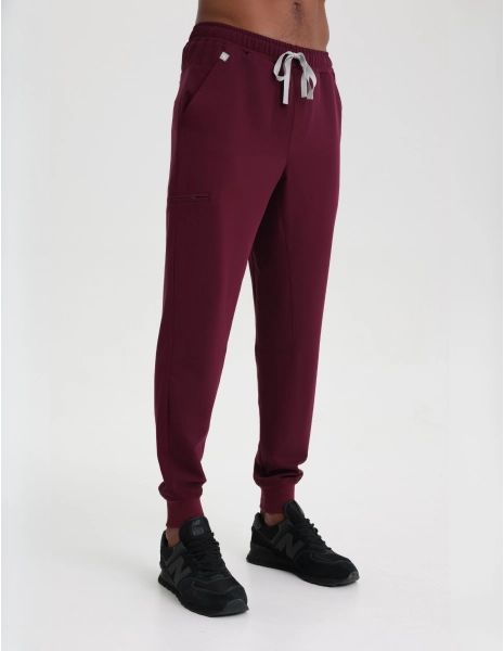 Pánské kalhoty Jogger - Burgundy