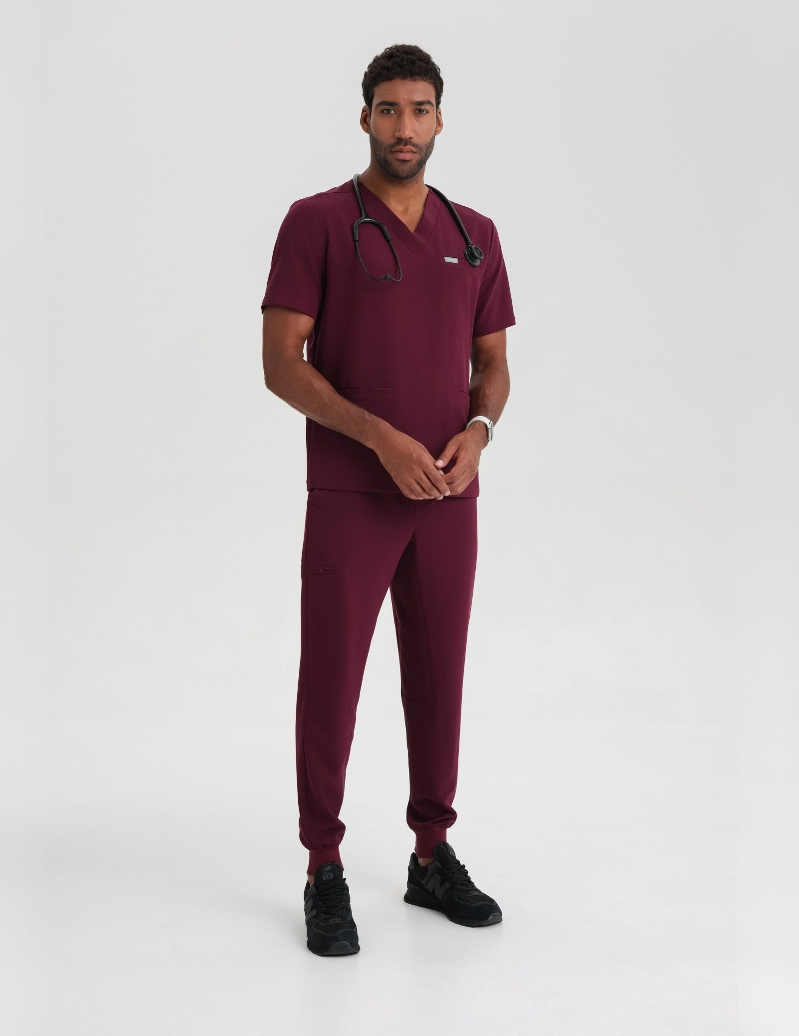 Pánské kalhoty Jogger - Burgundy Pánské kalhoty Jogger - Burgundy