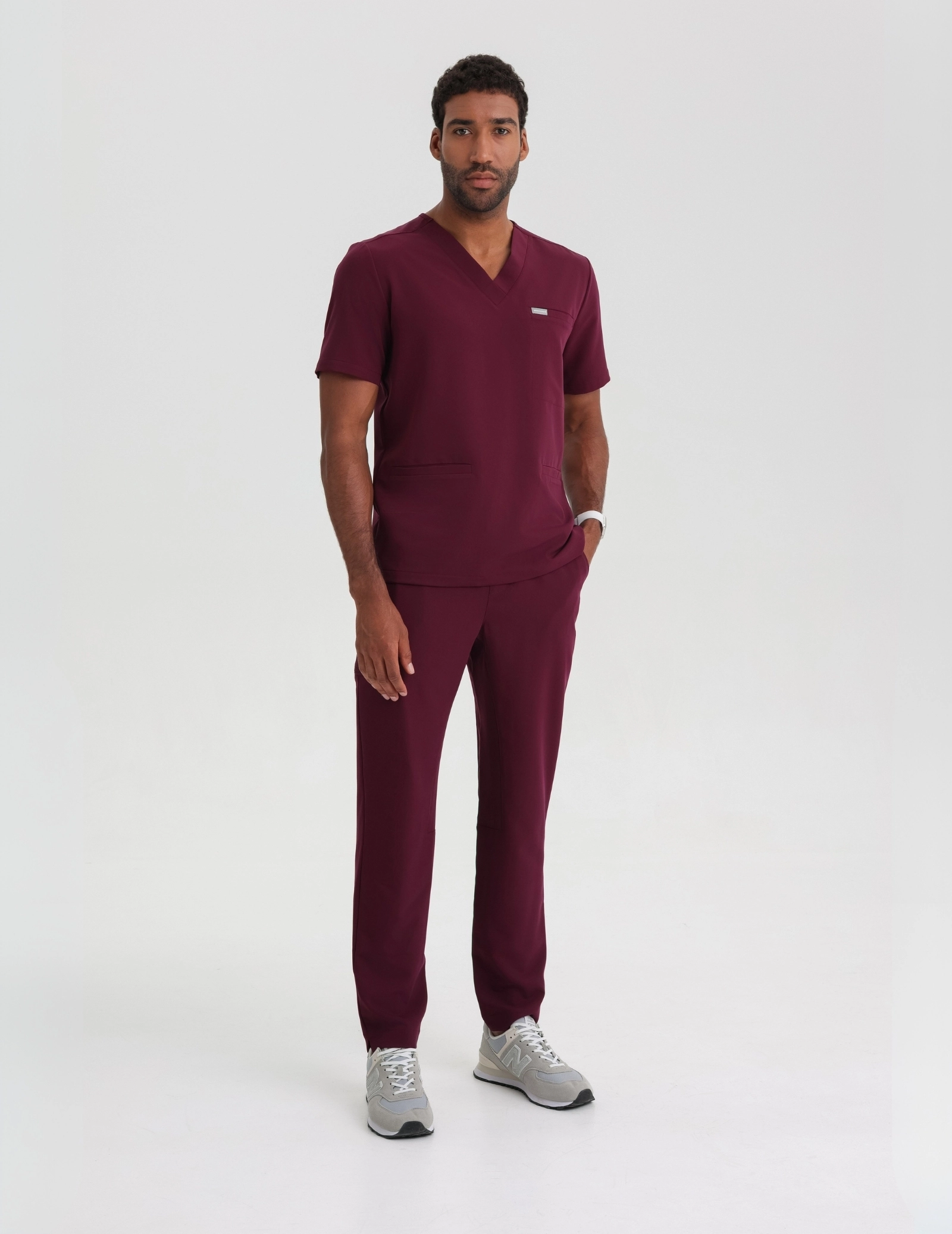 Pánské Kalhoty Basic - Burgundy Pánské Kalhoty Basic - Burgundy