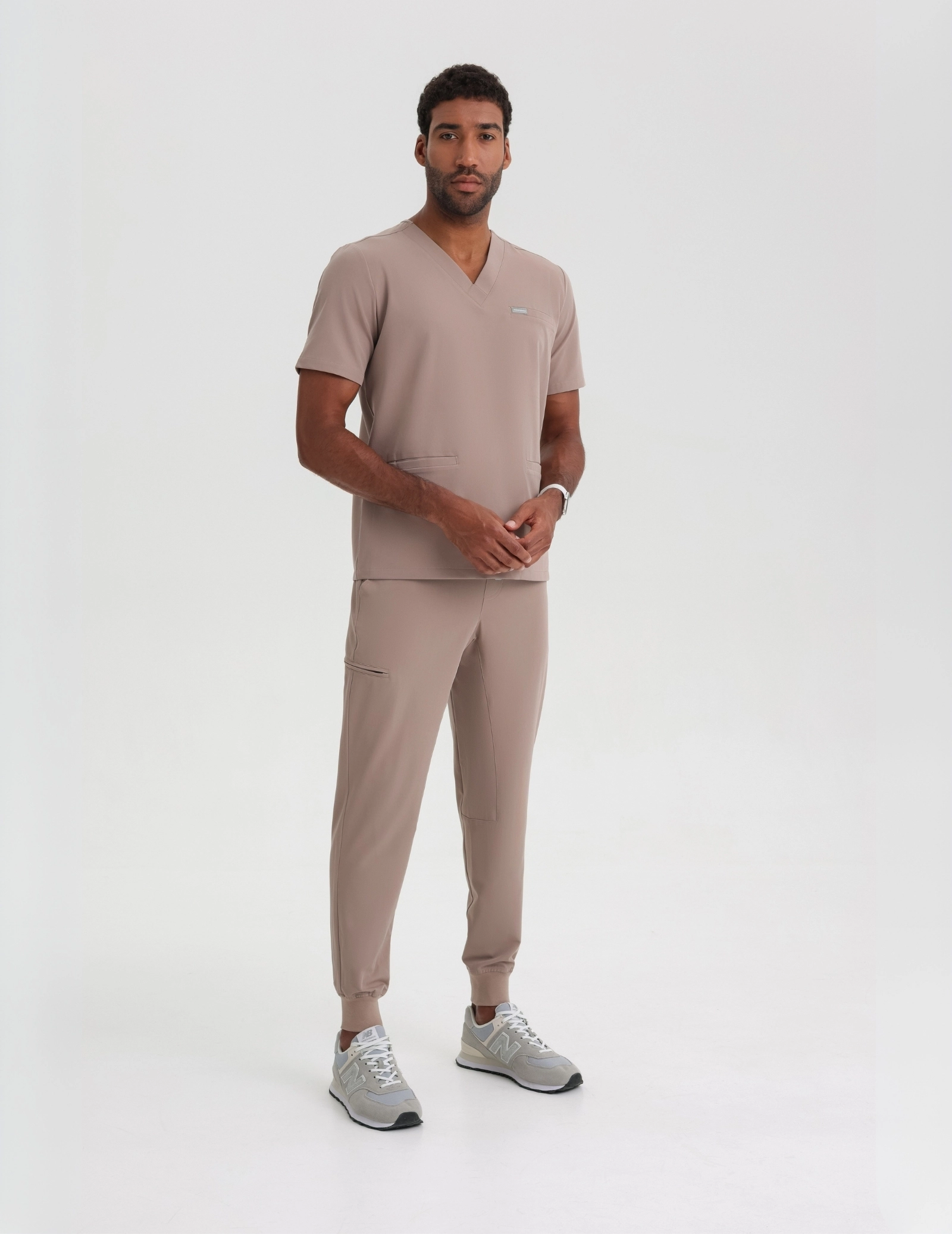 Pánské kalhoty Jogger - BEIGE