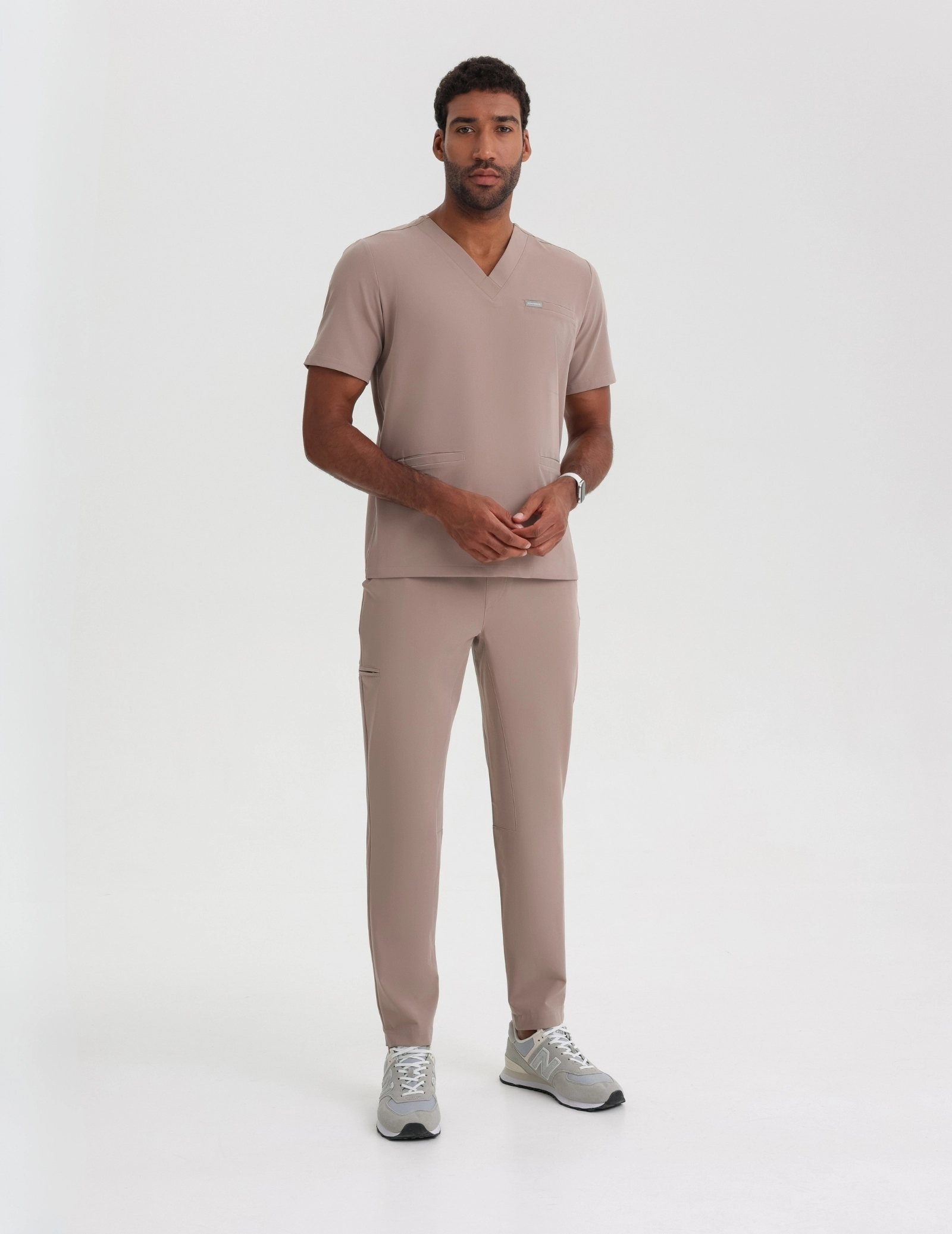 Spodnie Basic Męskie - BEIGE Spodnie Basic Męskie - BEIGE
