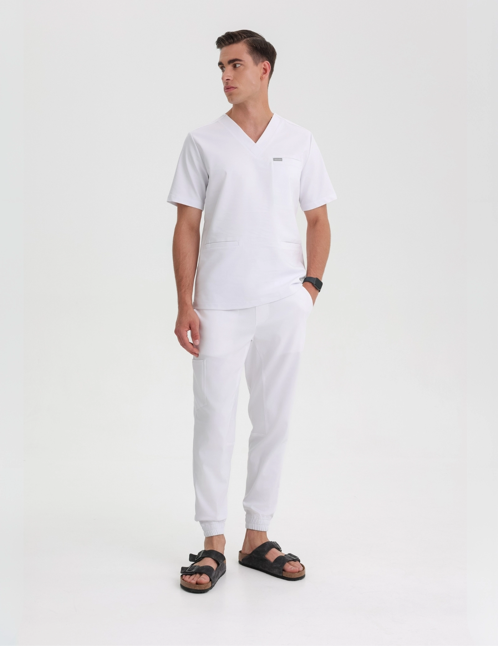 Pánské kalhoty Jogger - White