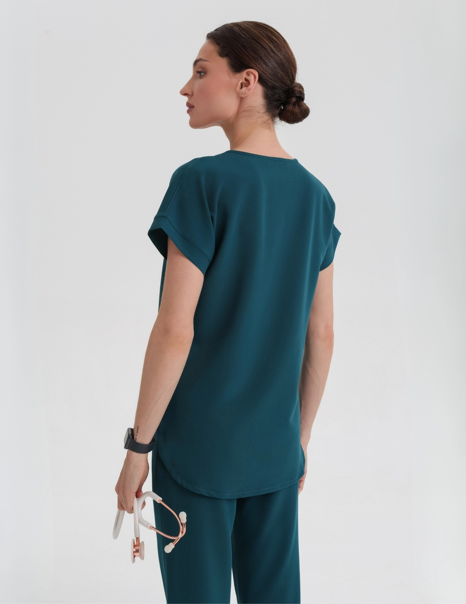 Zdravotnická mikina Kendall - DEEP GREEN