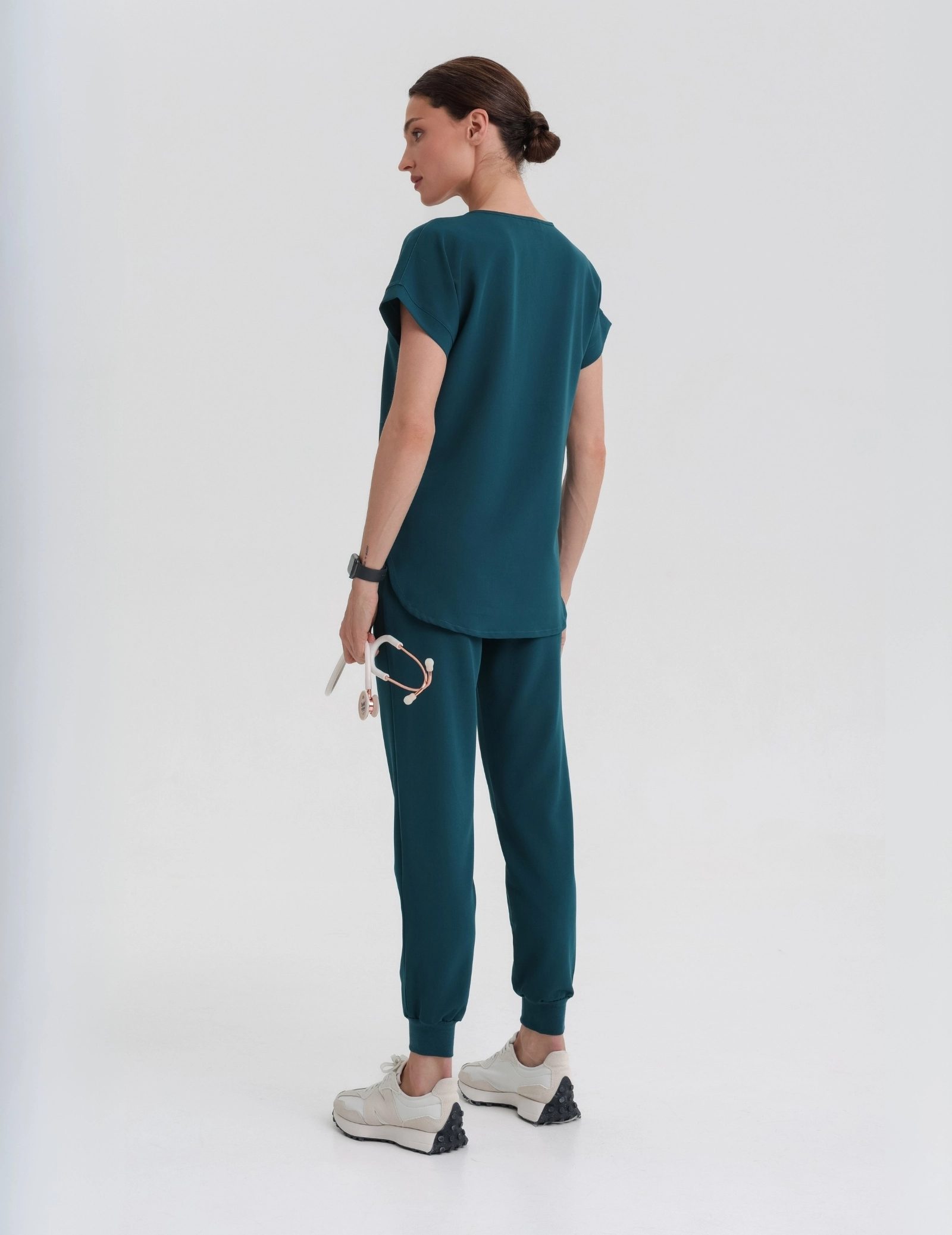 Zdravotnická mikina Kendall - DEEP GREEN