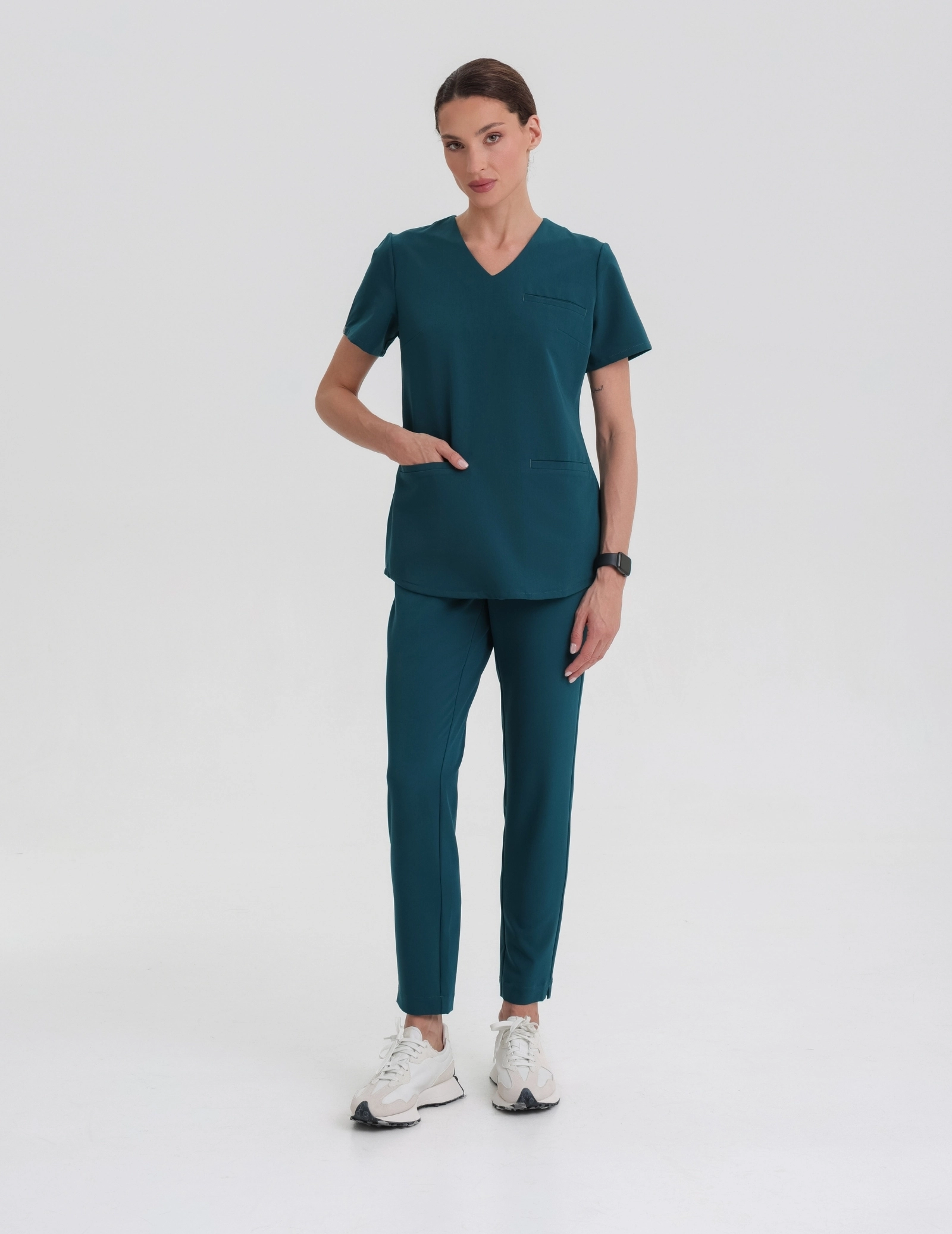 Dámské kalhoty Basic  - DEEP GREEN