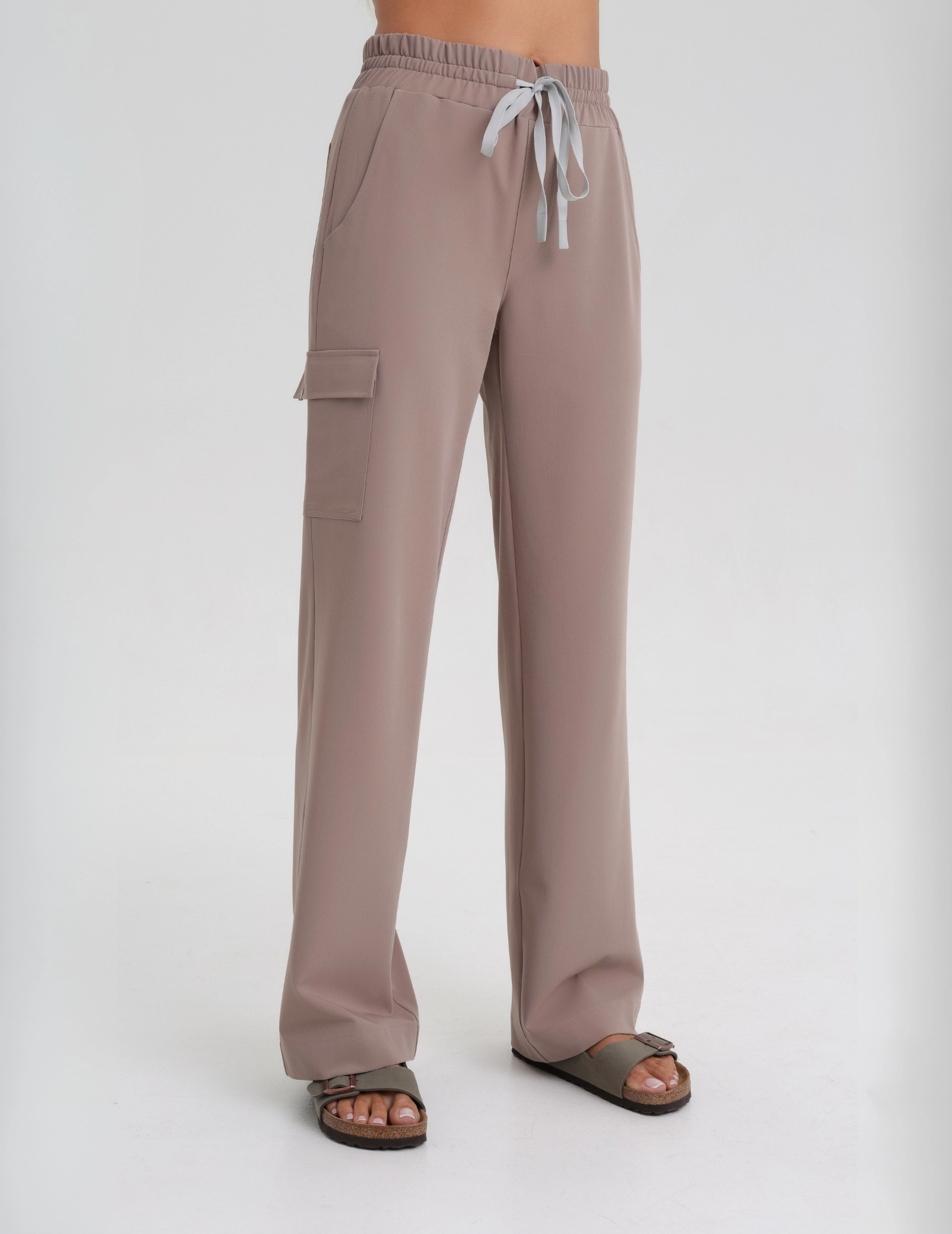 Dámské Lékařské Kalhoty Yoga - BEIGE