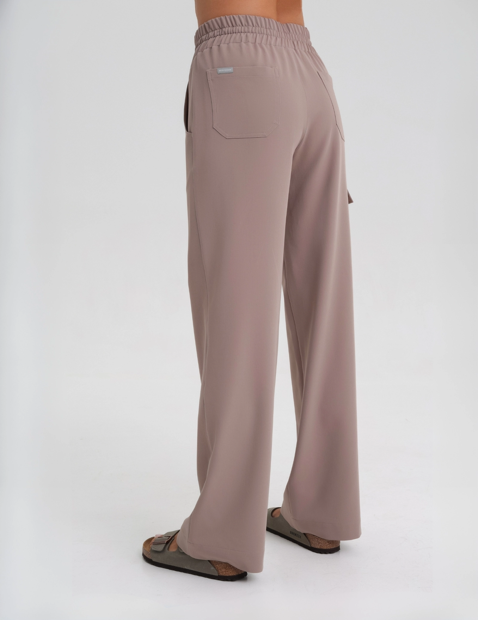 Dámské Lékařské Kalhoty Yoga - BEIGE