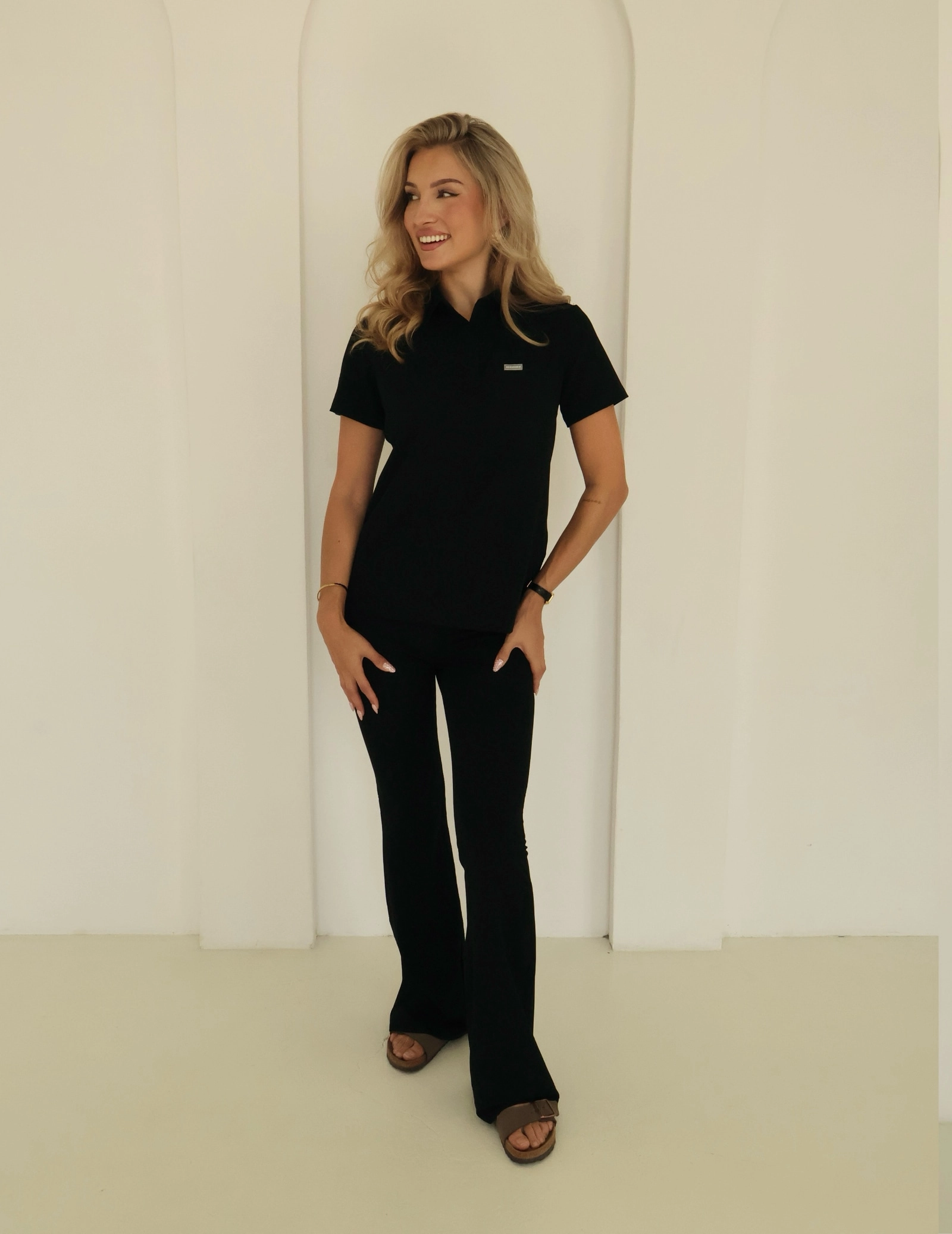 Lékařská Mikina Polo  - BLACK