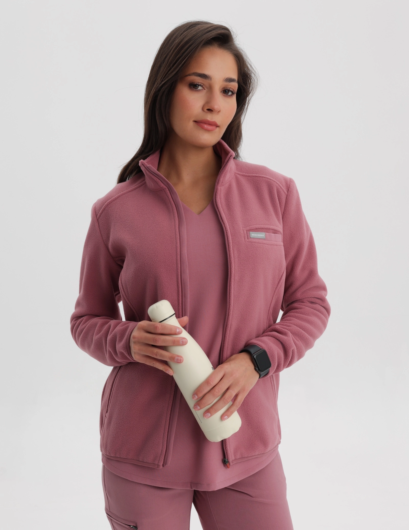 Dámská Fleece Mikina COZY HEAT- WOODROSE