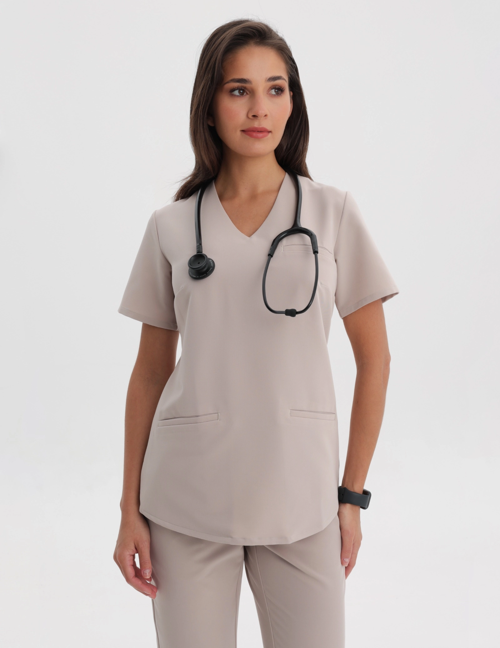 Zdravotnická mikina Grace - BEIGE