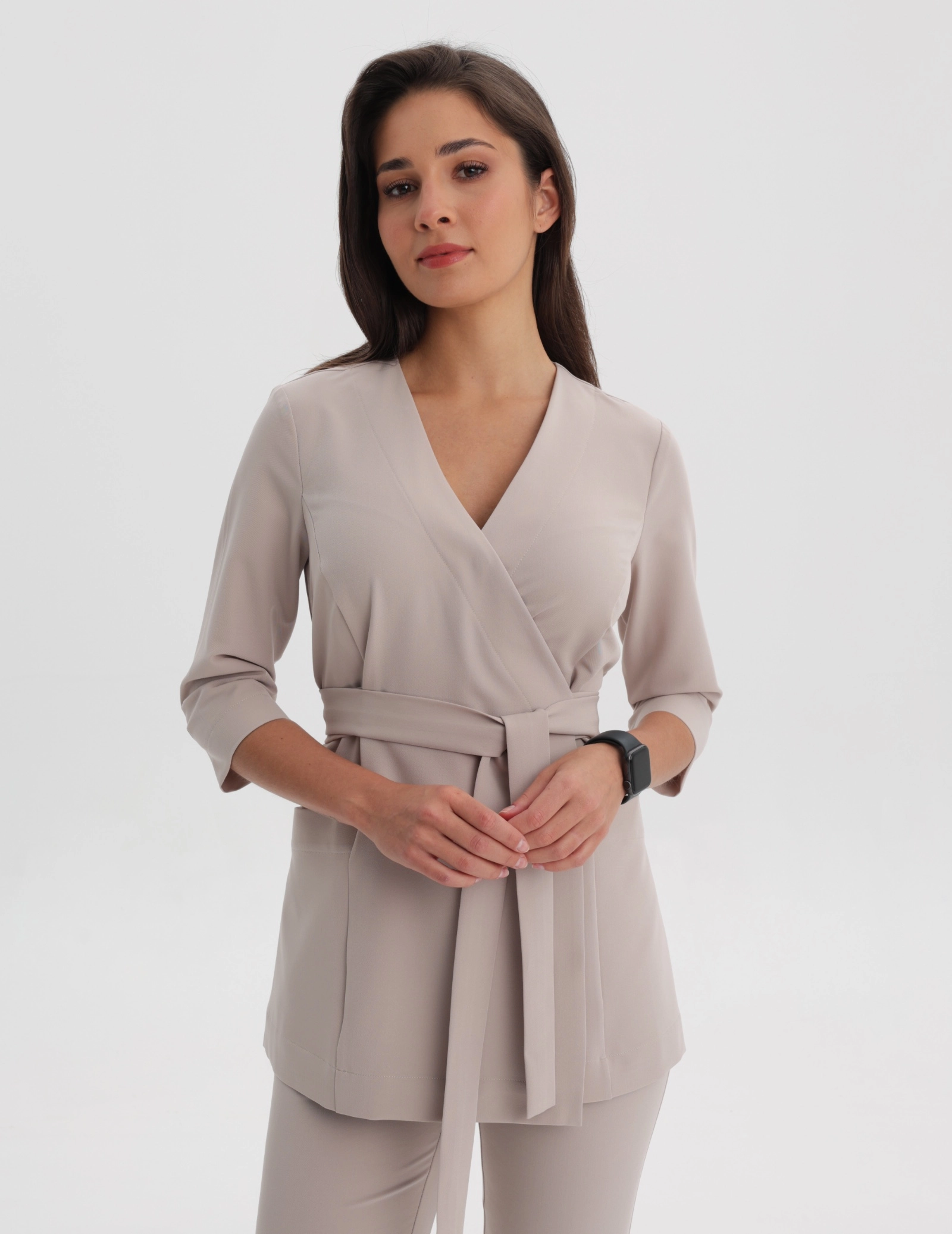 Lékařská Mikina na zavázání Rosalie - COCONUT