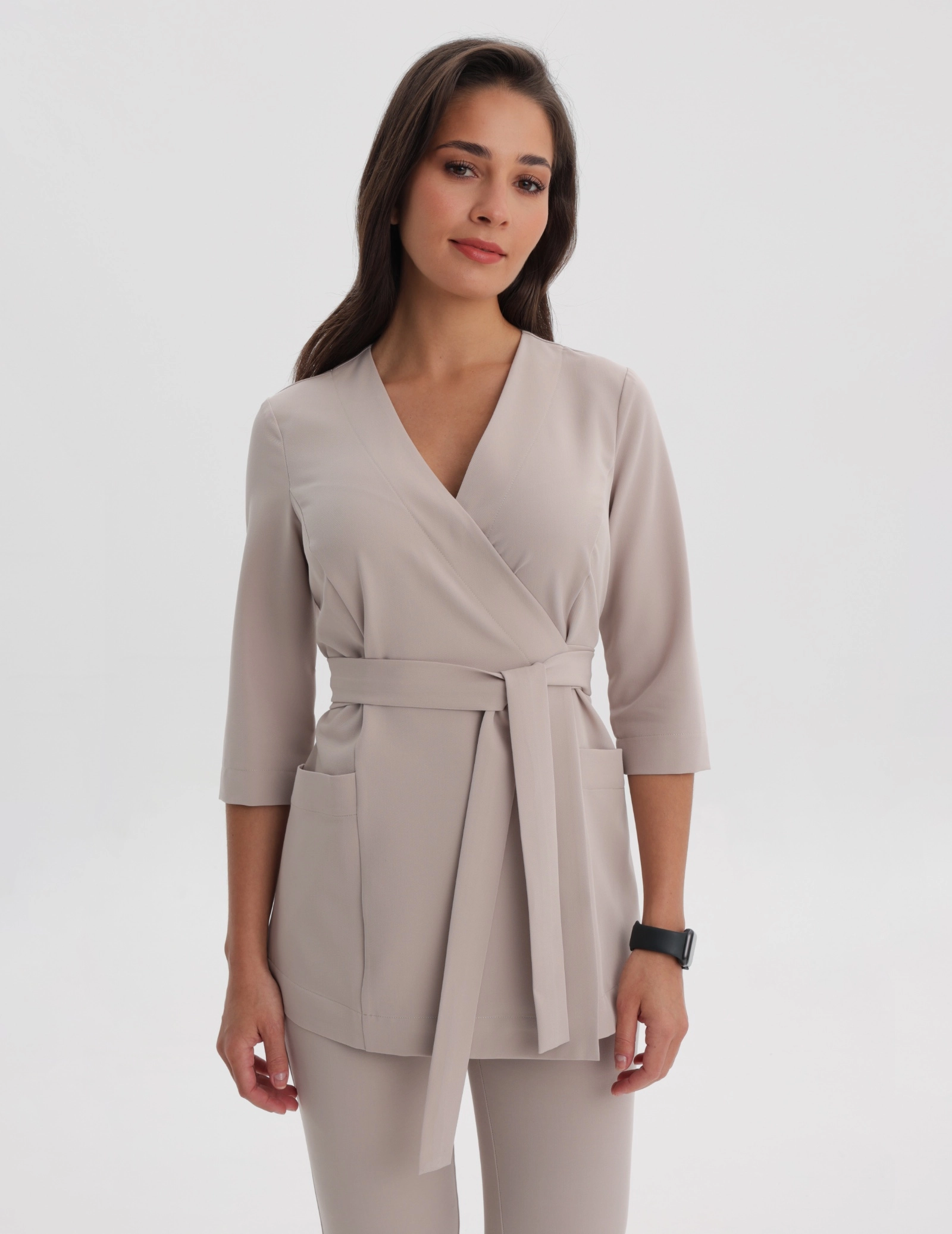 Lékařská Mikina na zavázání Rosalie - COCONUT