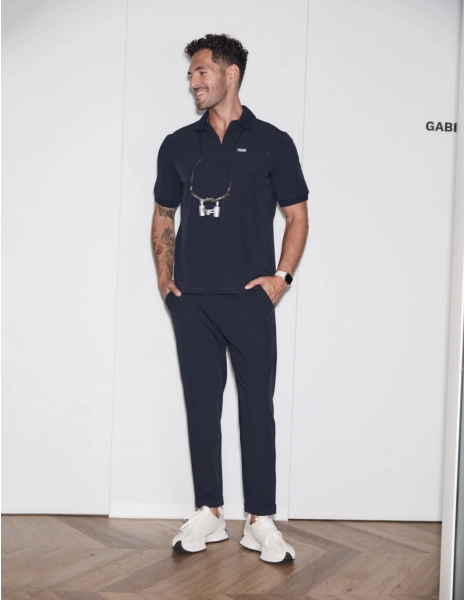 Pánské Lékařské Kalhoty Chino - MIDNIGHT BLUE