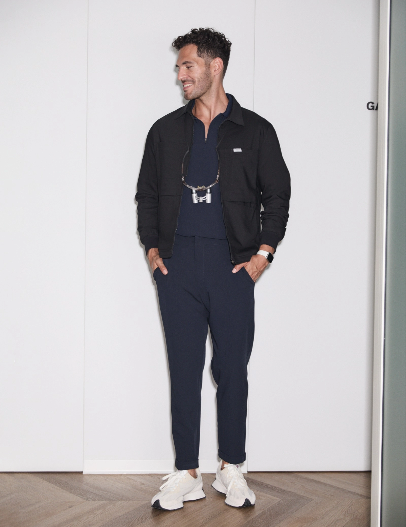 Pánské Lékařské Kalhoty Chino - MIDNIGHT BLUE