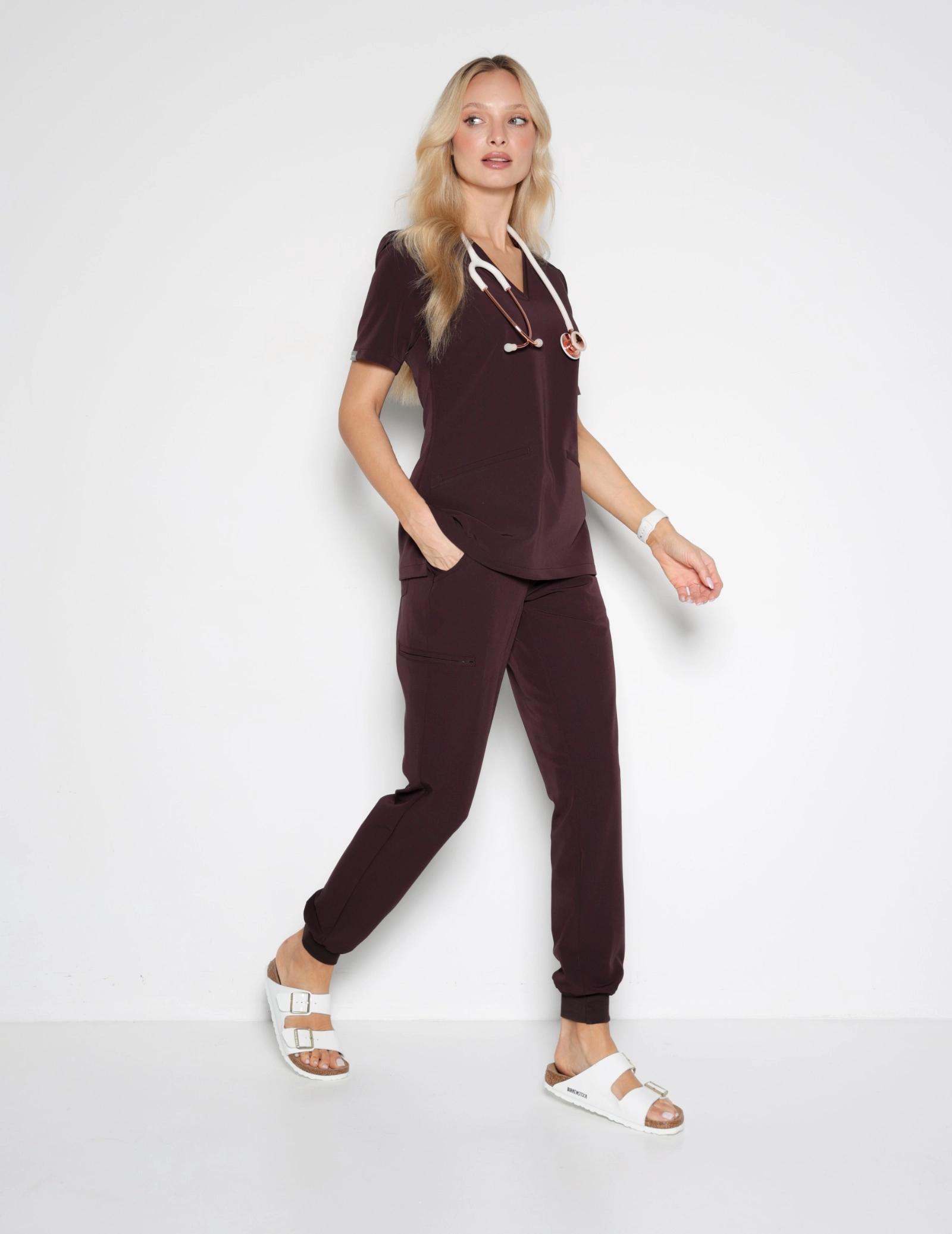 Lékařská Mikina Casy - DARK CHOCOLATE