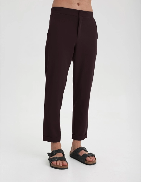 Pánské Lékařské Kalhoty Chino - DARK CHOCOLATE