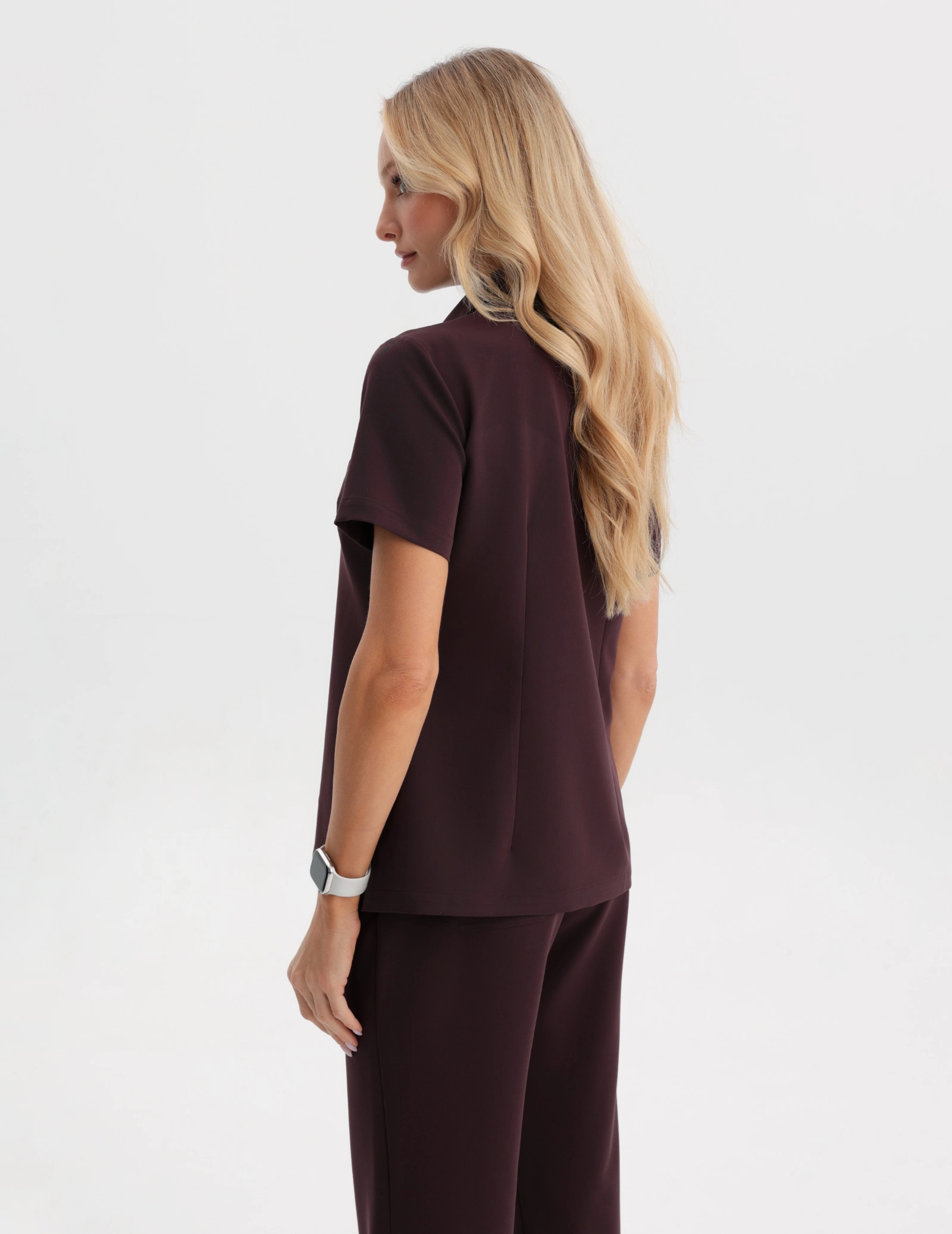 Lékařská Mikina Polo - DARK CHOCOLATE