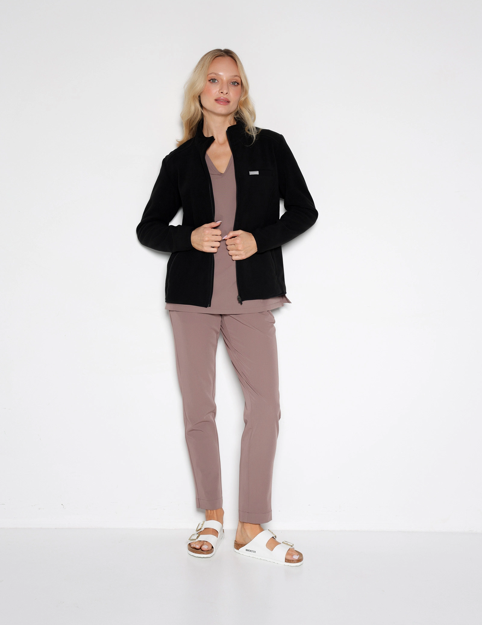 Dámské Lékařské Kalhoty Basic - MOCHA