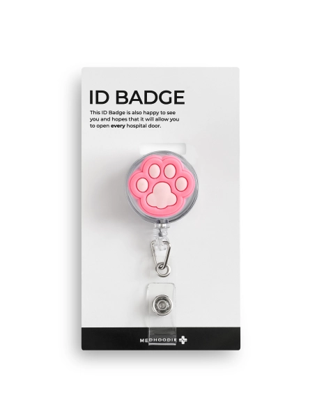 ID Badge Holder - DR PAW PINK