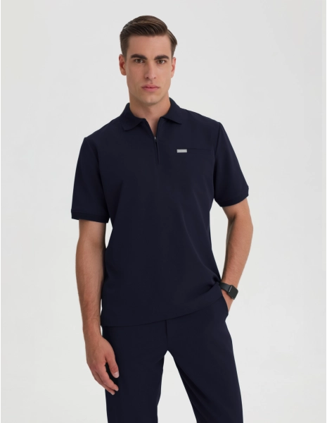 Pánská Lékařská Mikina Polo - DARK NAVY