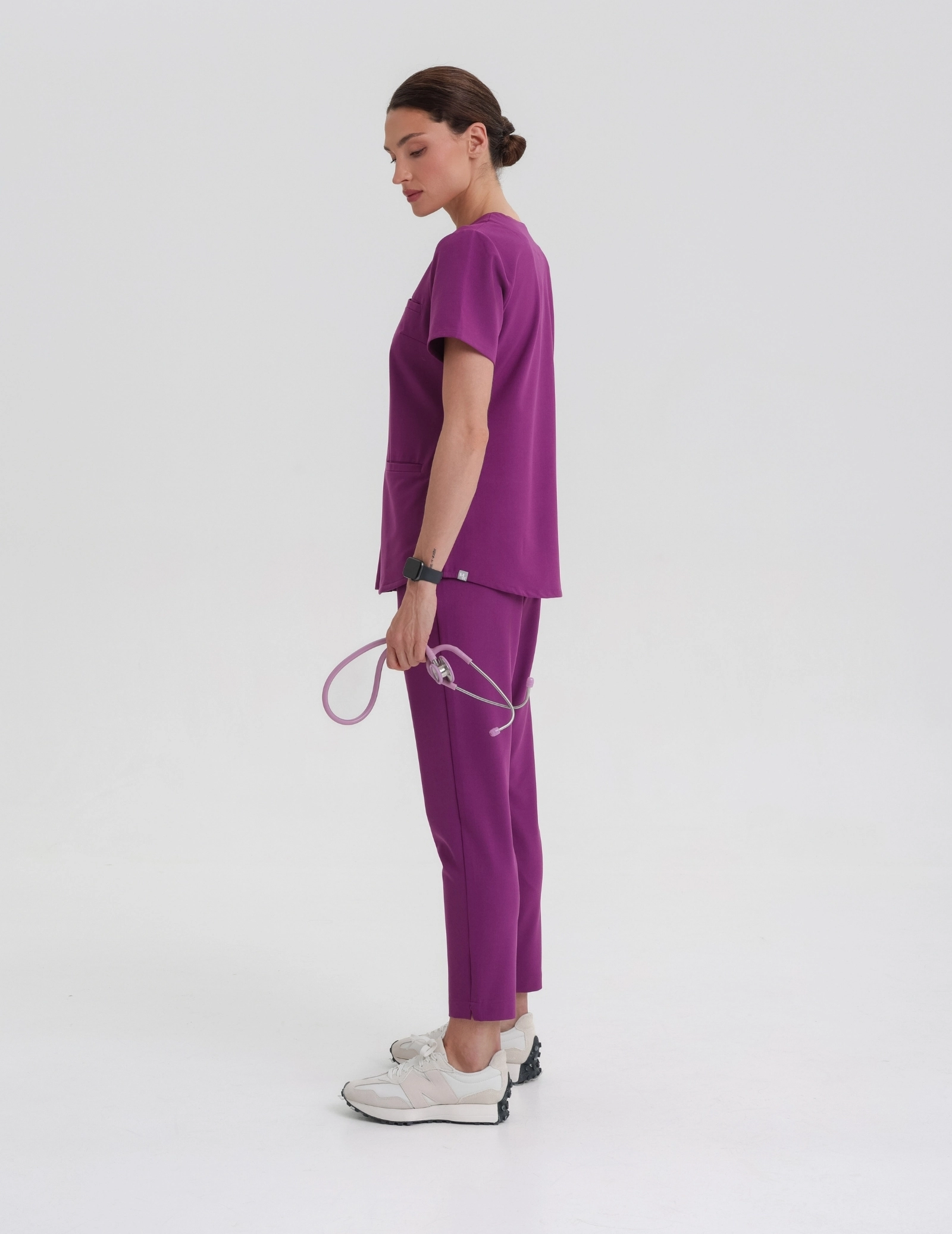 Dámské Lékařské Kalhoty Basic - GRAPE PURPLE