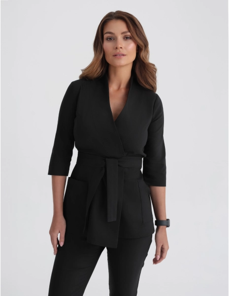 Lékařská Tunika Zoya - TRUE BLACK