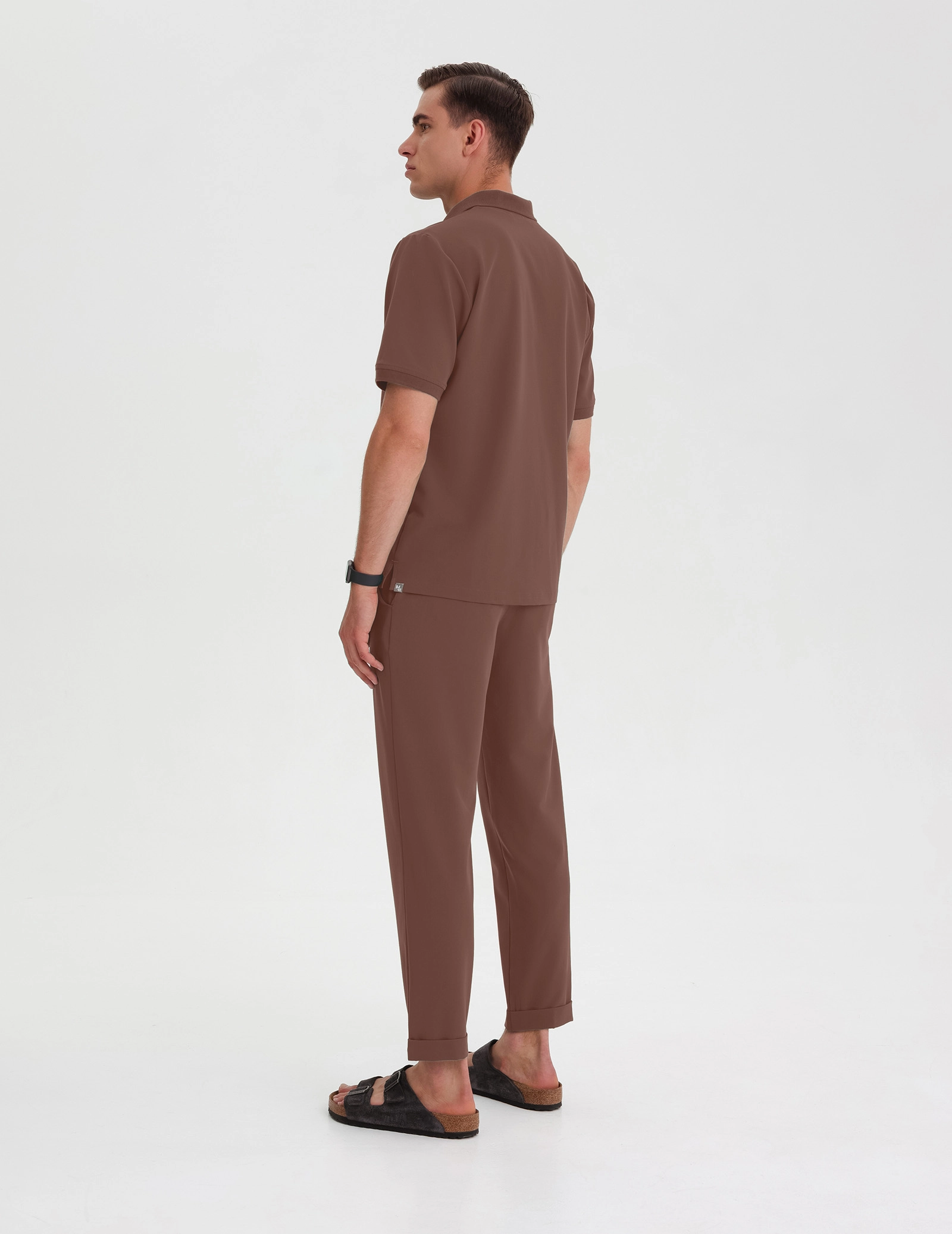 Pánská Lékařská Mikina Polo - MILKY BROWN
