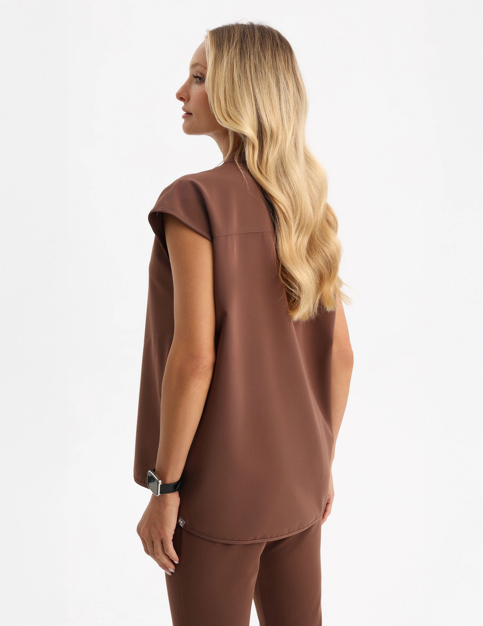 Lékařská Mikina Khloe - MILKY BROWN