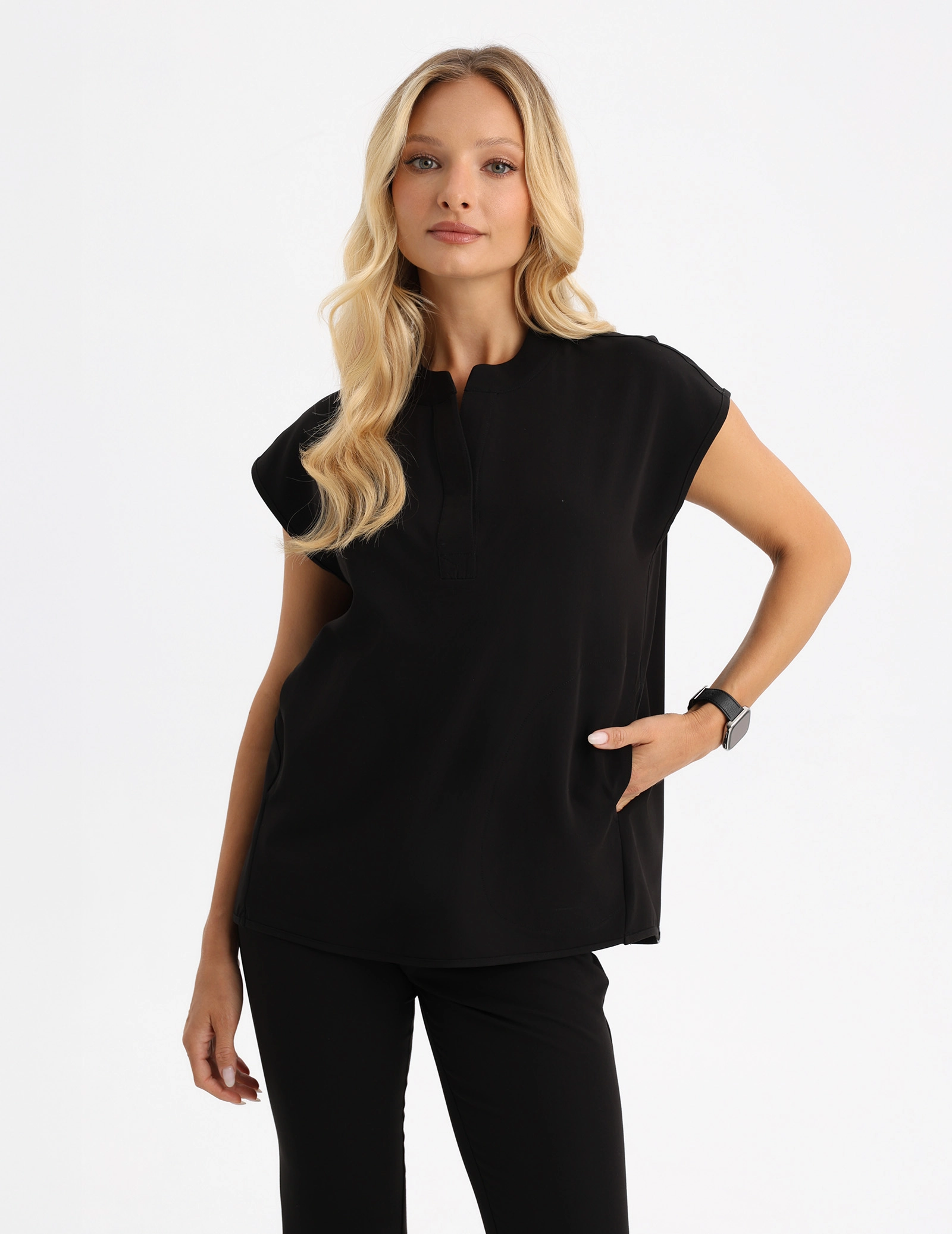Lékařská Mikina Khloe - BLACK