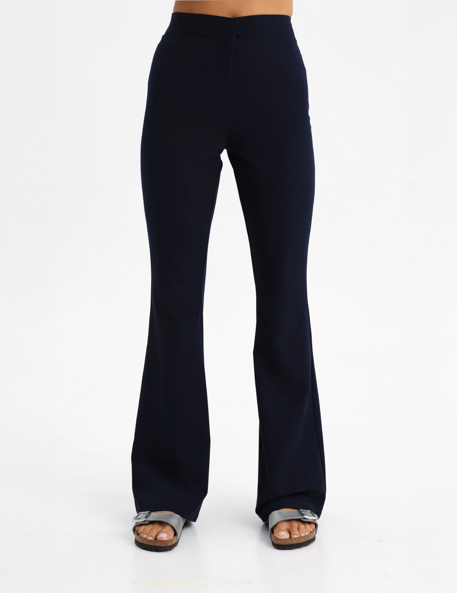 Dámské Lékařské Kalhoty Flare - DARK NAVY