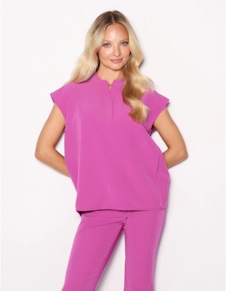Lékařská Mikina Khloe - ELECTRIC PINK