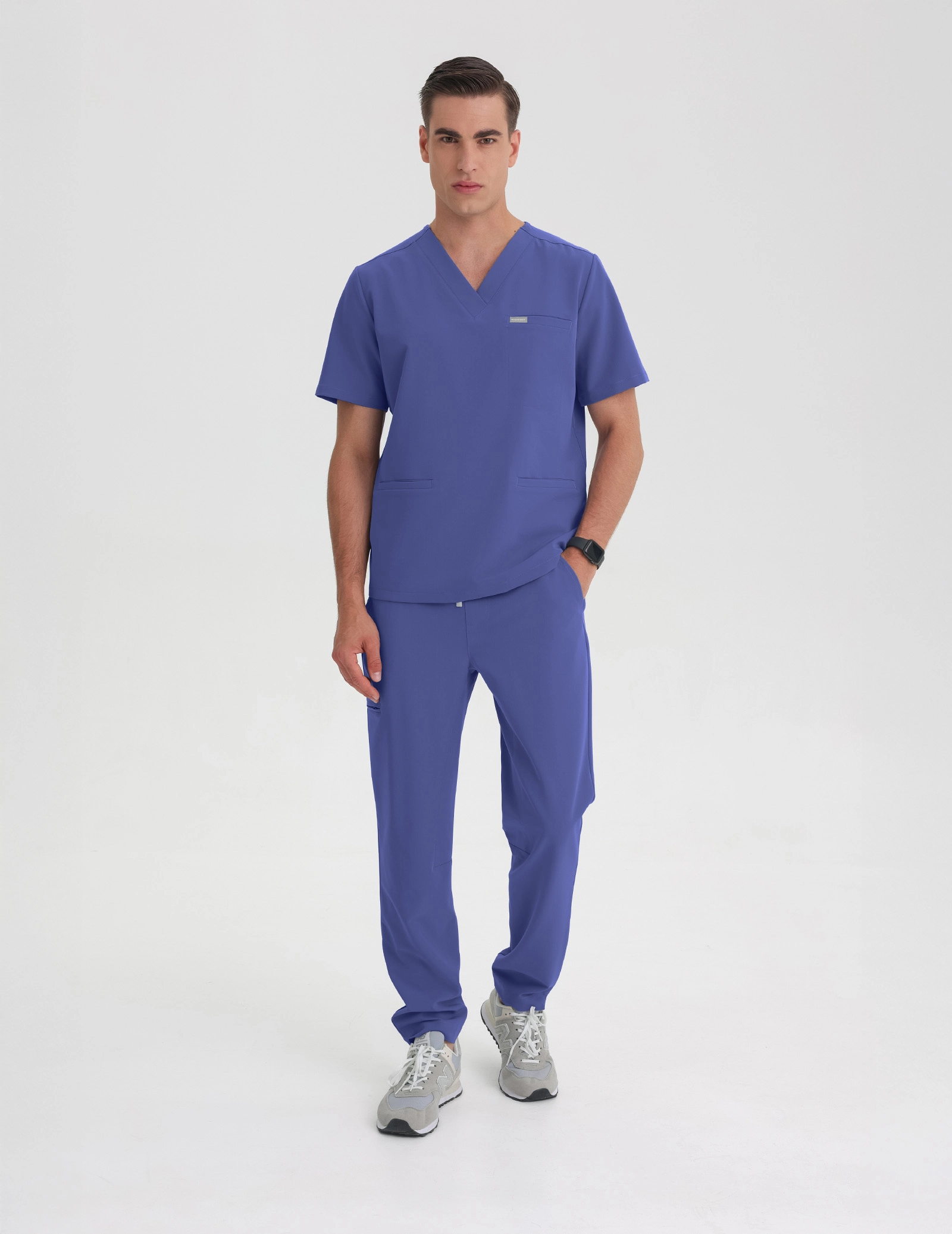 Pánské Lékařské Kalhoty Basic - DENIM BLUE