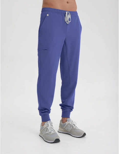 Pánské Lékařské Kalhoty Jogger - DENIM BLUE